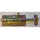 Plaatgrendel geel verzinkt -120mm